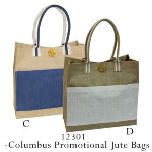 Columbus Promotional Jute Bags - 12301C,D