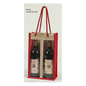 Twin Show Wine Bottle bags - 9735B