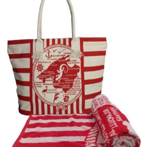 Towels with matching bags – 13617-RBT-JD-WR2856417C