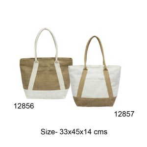 Natural Jute Bags 12856 & 12857