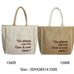Jute Promotional Bags 13405 & 13406