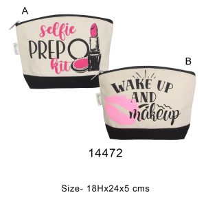 COSMETIC POUCHES 14472A & 14472B