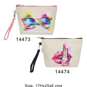 COSMETIC POUCHES 14473 & 14474
