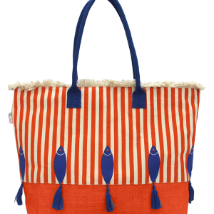 Cotton & Jute Style Beach Bags 14484 A